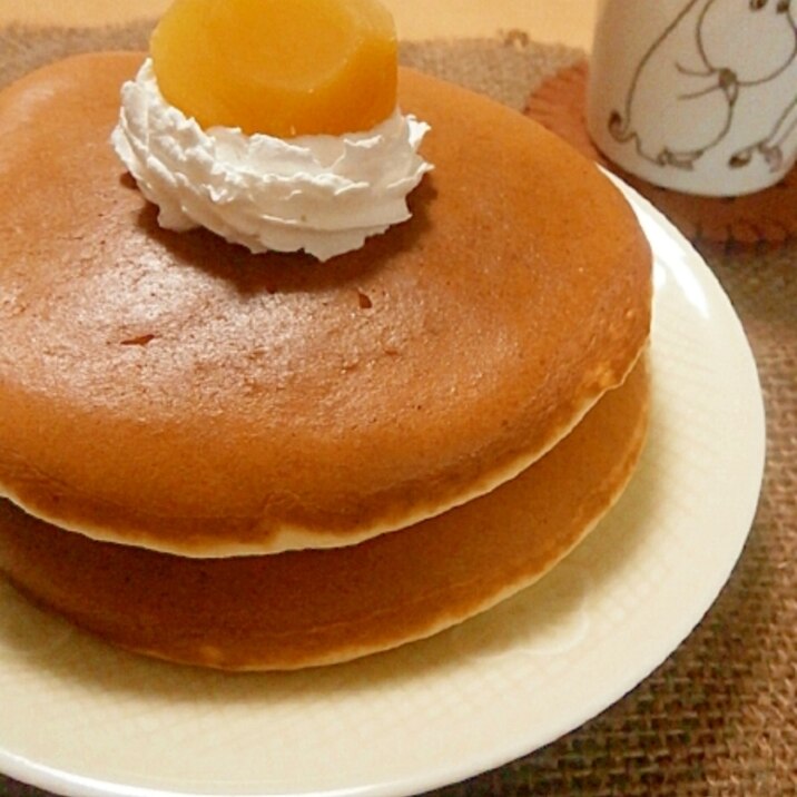 栗きんとんのホットケーキ♪おせちの残りで☆